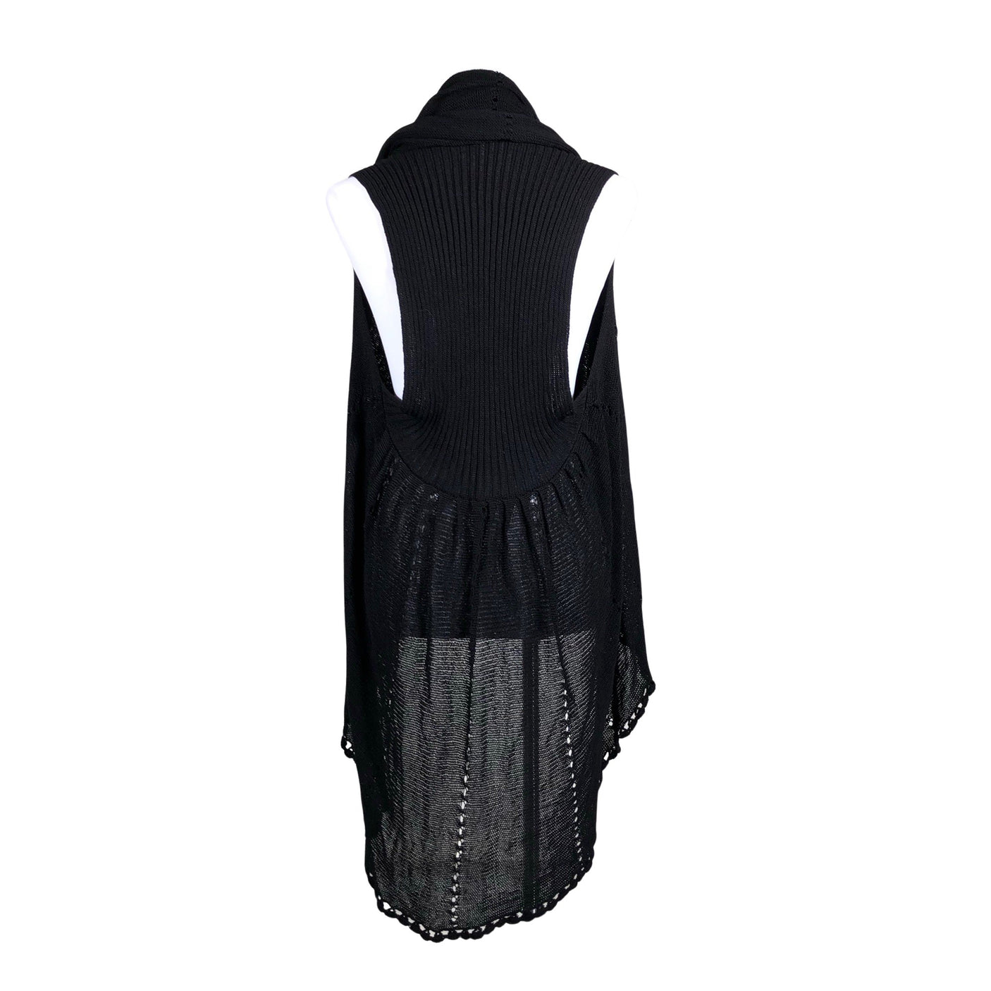 Unisex Taifun - Kootud vest, suurus 36 - Must (2)