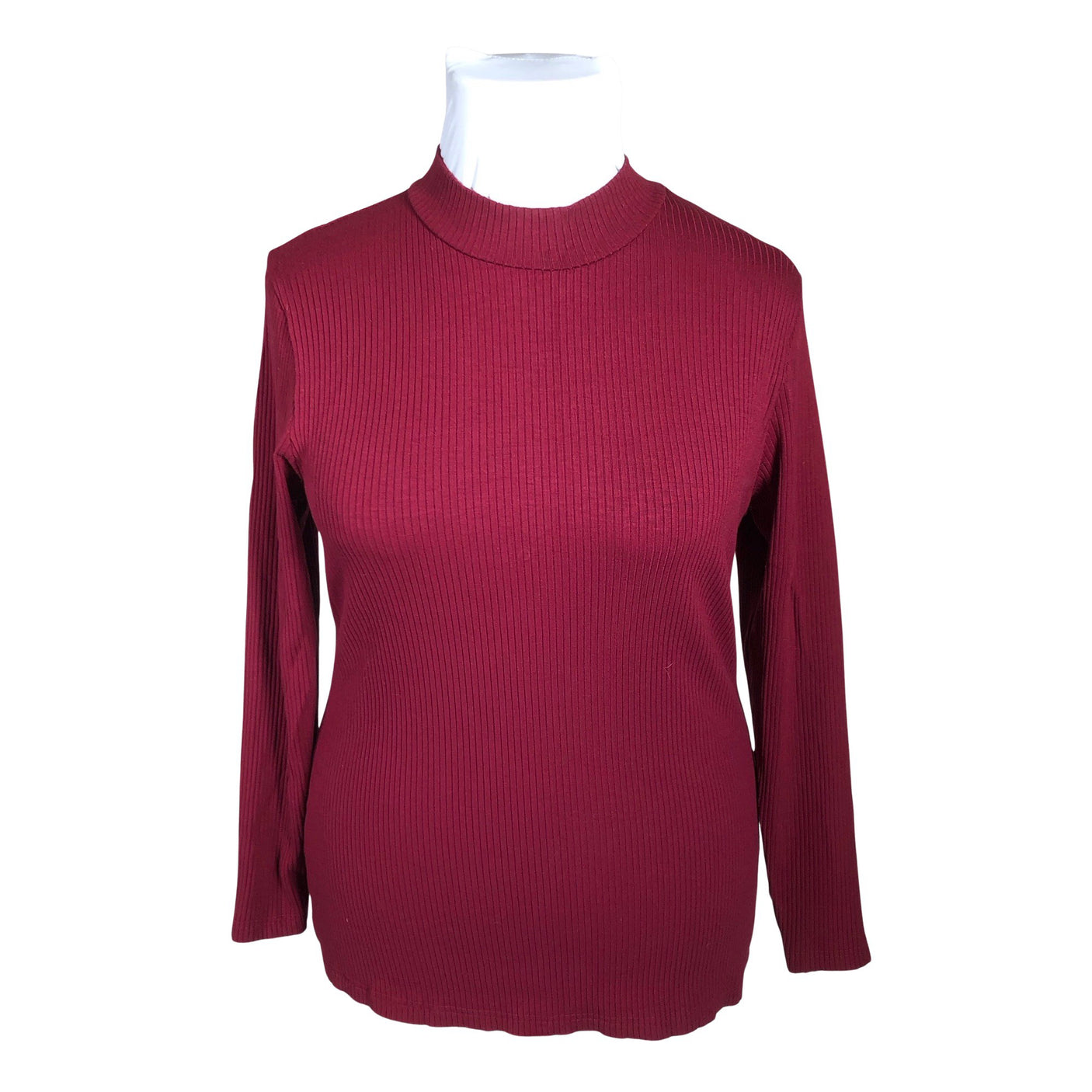 Unisex NOSH - Trikotaažist pluus, suurus 42 - Veinipunane (1)