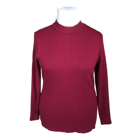 Unisex NOSH - Trikotaažist pluus, suurus 42 - Veinipunane ()