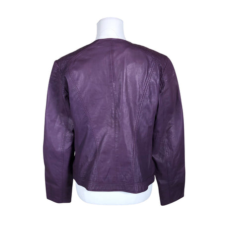 Unisex Saki - Nahktagi, suurus 40 - Lilla (2)