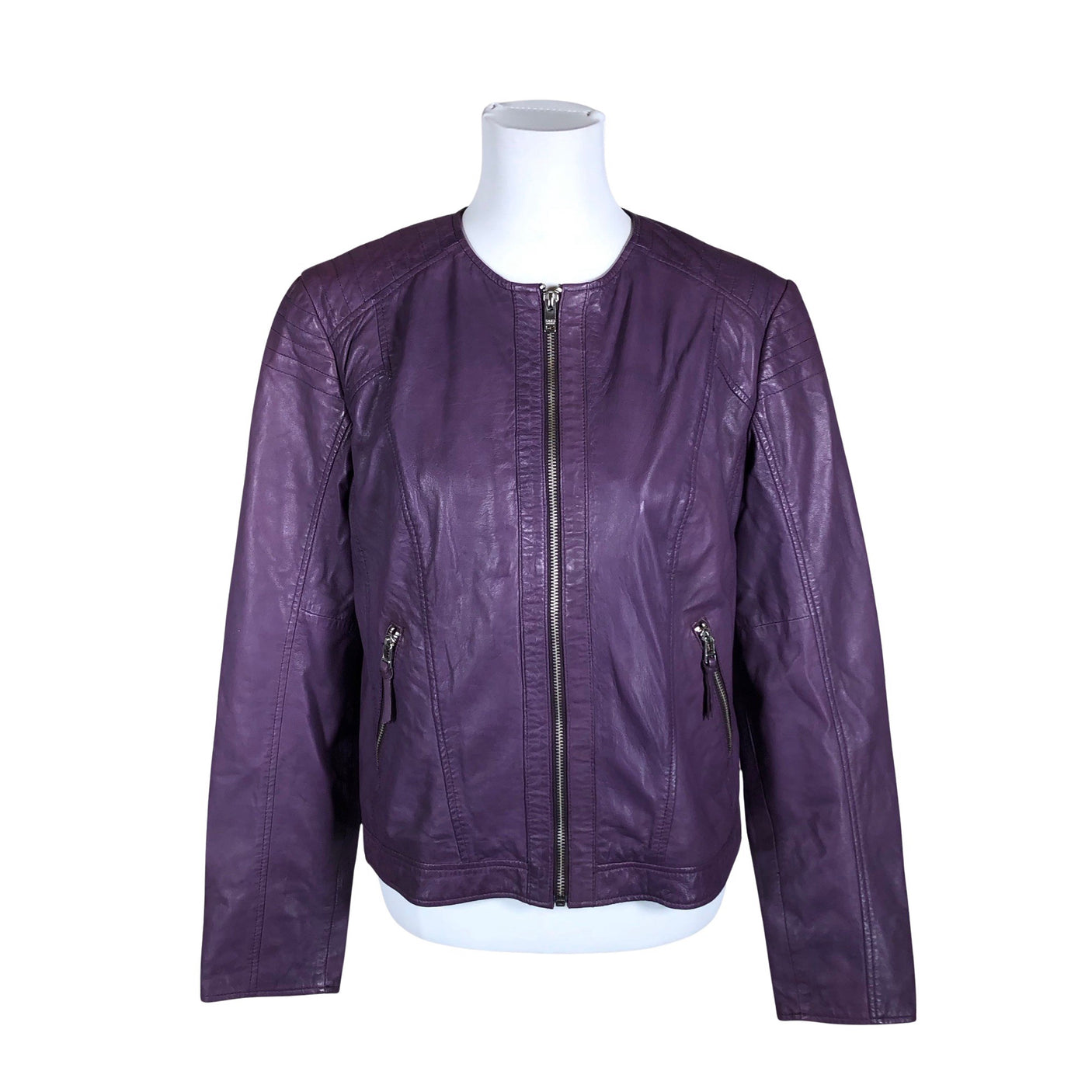Unisex Saki - Nahktagi, suurus 40 - Lilla (1)