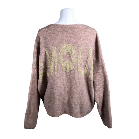 Unisex Marta - Kardigan, suurus 40 - Heleroosa (2)