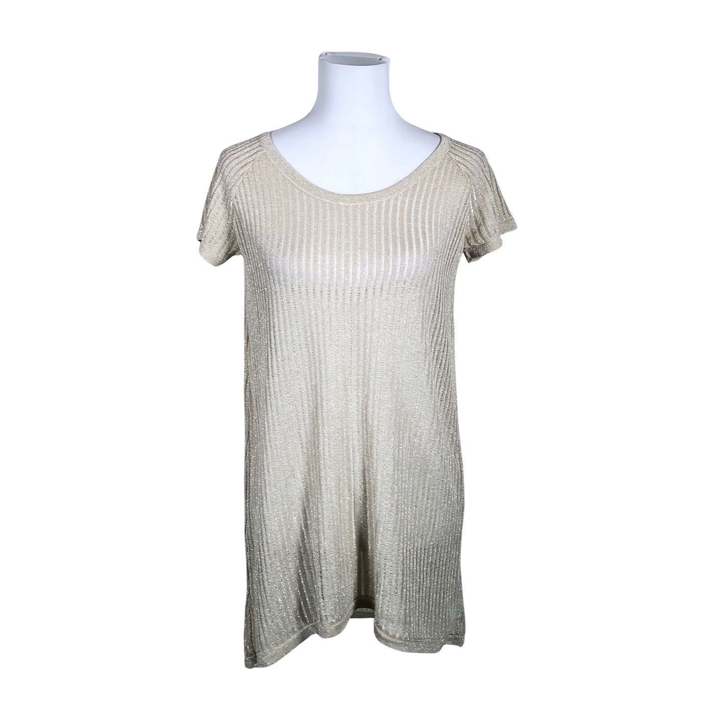 Unisex Lindex - Kootud tuunika, suurus 40 - Kuld (1)