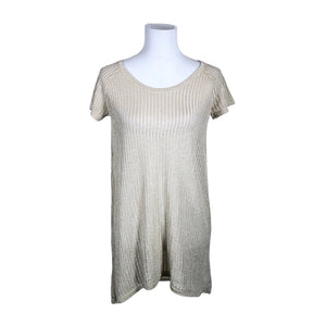 Unisex Lindex - Kootud tuunika, suurus 40 - Kuld (1)