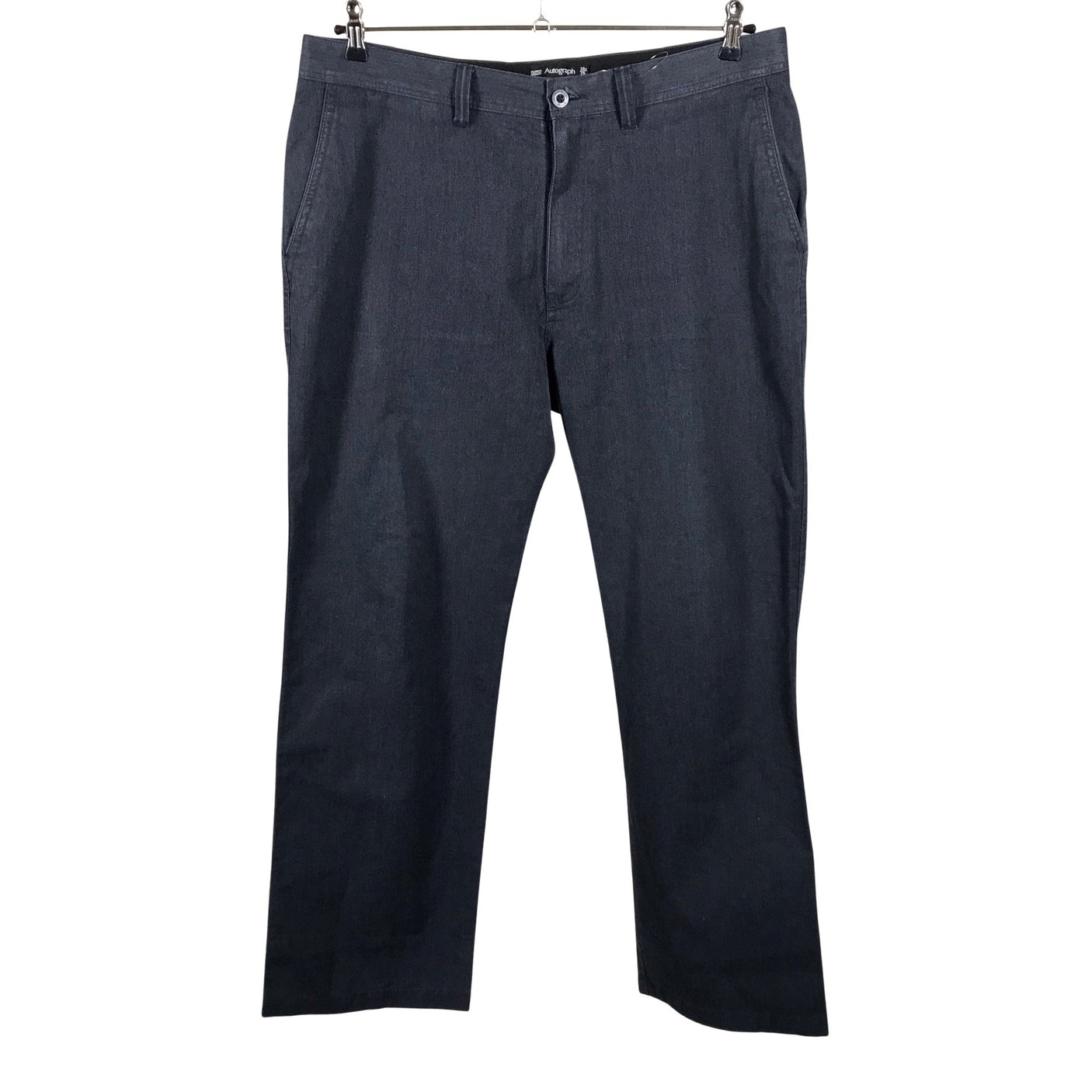 Unisex Autograph by Marks & Spencer - Mittevenivad püksid, suurus W38 - Sinine (1)