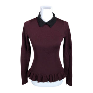 Unisex Karen Millen - Kampsun, suurus 34 - Veinipunane (1)