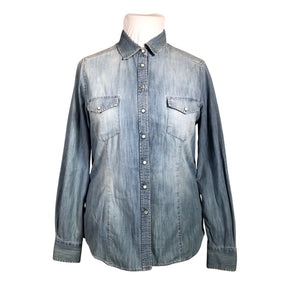 Unisex Boomerang - Teksasärk, suurus 42 - Helesinine (1)