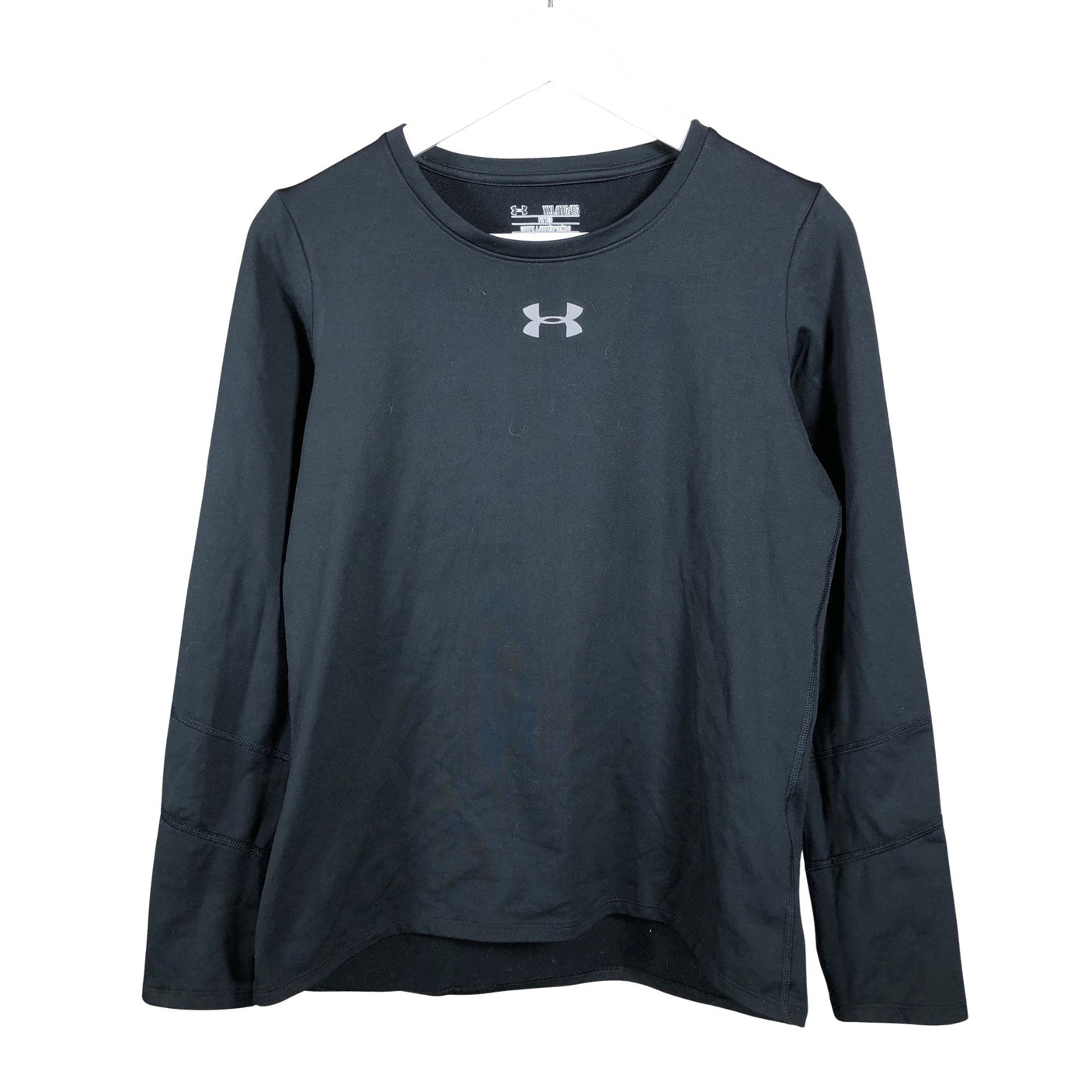 Unisex Under Armour - Spordisärk, pikad käised, suurus 164 - 170 - Must (1)
