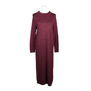 Unisex Nanso - Kootud kleit, suurus 40 - Veinipunane (1)