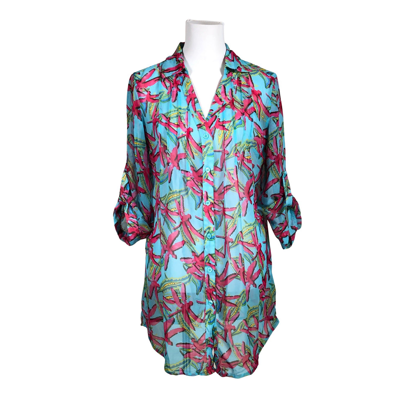 Unisex Gina Benotti - Pluus, suurus 40 - Türkiis (1)