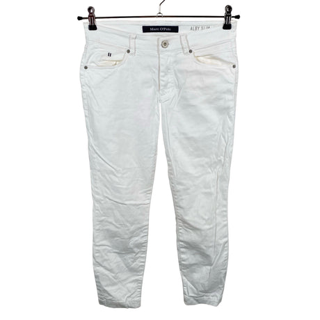 Unisex Marc O'Polo - Mittevenivad püksid, suurus W27 - Valge ()