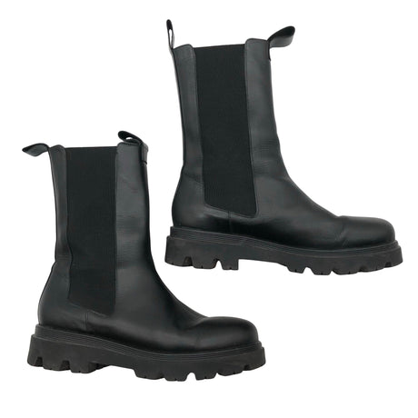 Unisex Flattered - Poolsaapad, suurus 41 - Must ()