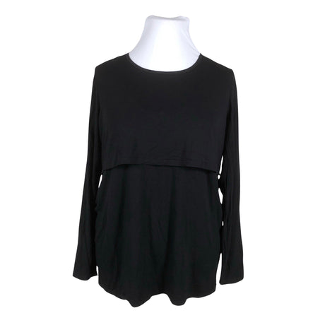 Unisex Lindex - Trikotaažist pluus, suurus 42 - Must ()