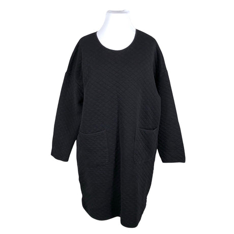 Unisex Nanso - Trikotaažist kleit, suurus 48 - Must ()