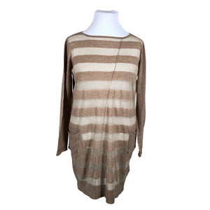 Unisex Noa Noa - Kootud tuunika, suurus 42 - Beige (1)