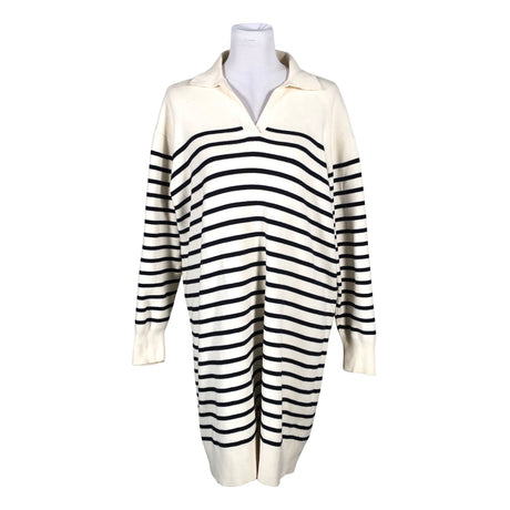 Unisex Uniqlo - Kootud kleit, suurus 40 - Looduslik valge ()