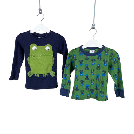 Unisex Polarn O. Pyret - Trikotaažist pluus, suurus 92 - 98 - Roheline ()