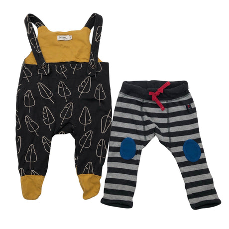 Unisex Polarn O. Pyret - Trikotaažist püksid, suurus 50 - 56 - Hall ()