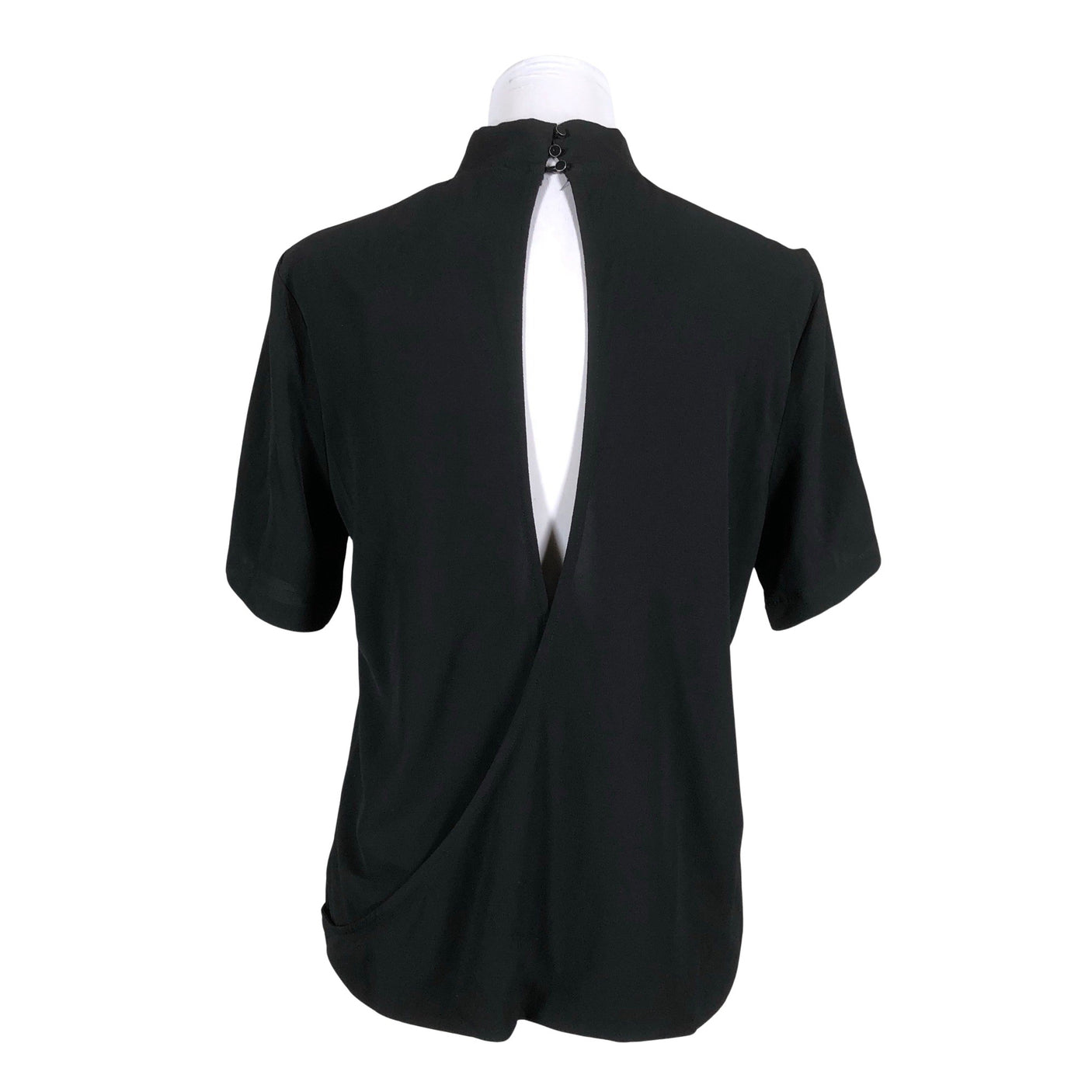 Unisex Neo Noir - Lühikeste käistega pluus, suurus 36 - Must (2)
