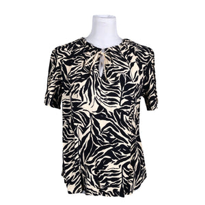 Unisex s.Oliver - Lühikeste käistega pluus, suurus 40 - Sinine (1)