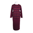Unisex Micha - Kampsun, suurus 42 - Veinipunane ()