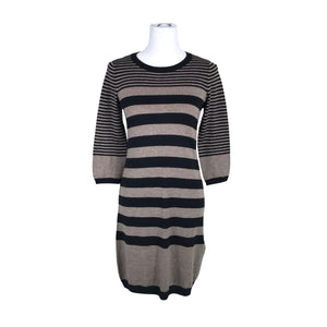 Unisex Noa Noa - Kootud kleit, suurus 34 - Pruun (1)