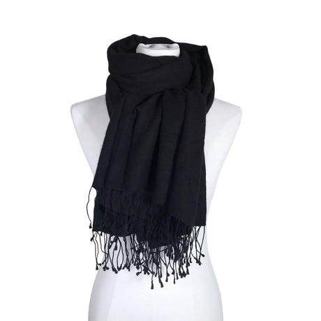 Unisex MyPashmina - Õhuke sall, suurus Maxi - Must ()