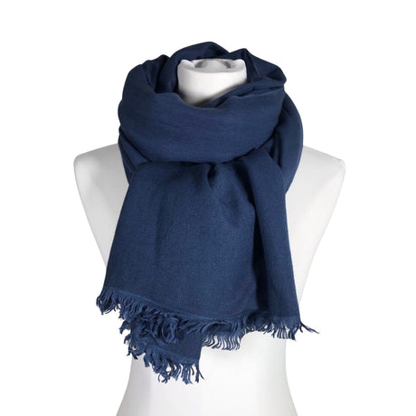 Unisex MyPashmina - Õhuke sall, suurus Maxi - Sinine ()