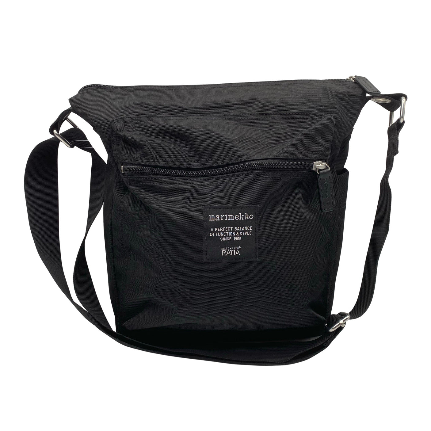 Unisex Marimekko - Õlakott, suurus Midi - Must (1)
