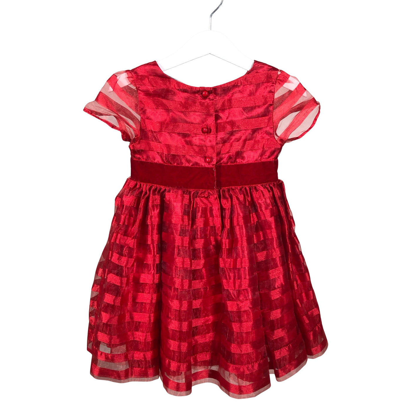 Unisex Lindex - Pidulik kleit, suurus 92 - 98 - Punane (2)