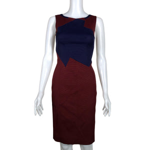 Unisex Karen Millen - Pliiatskleit, suurus 34 - Veinipunane (1)