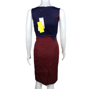 Unisex Karen Millen - Pliiatskleit, suurus 34 - Veinipunane (3)