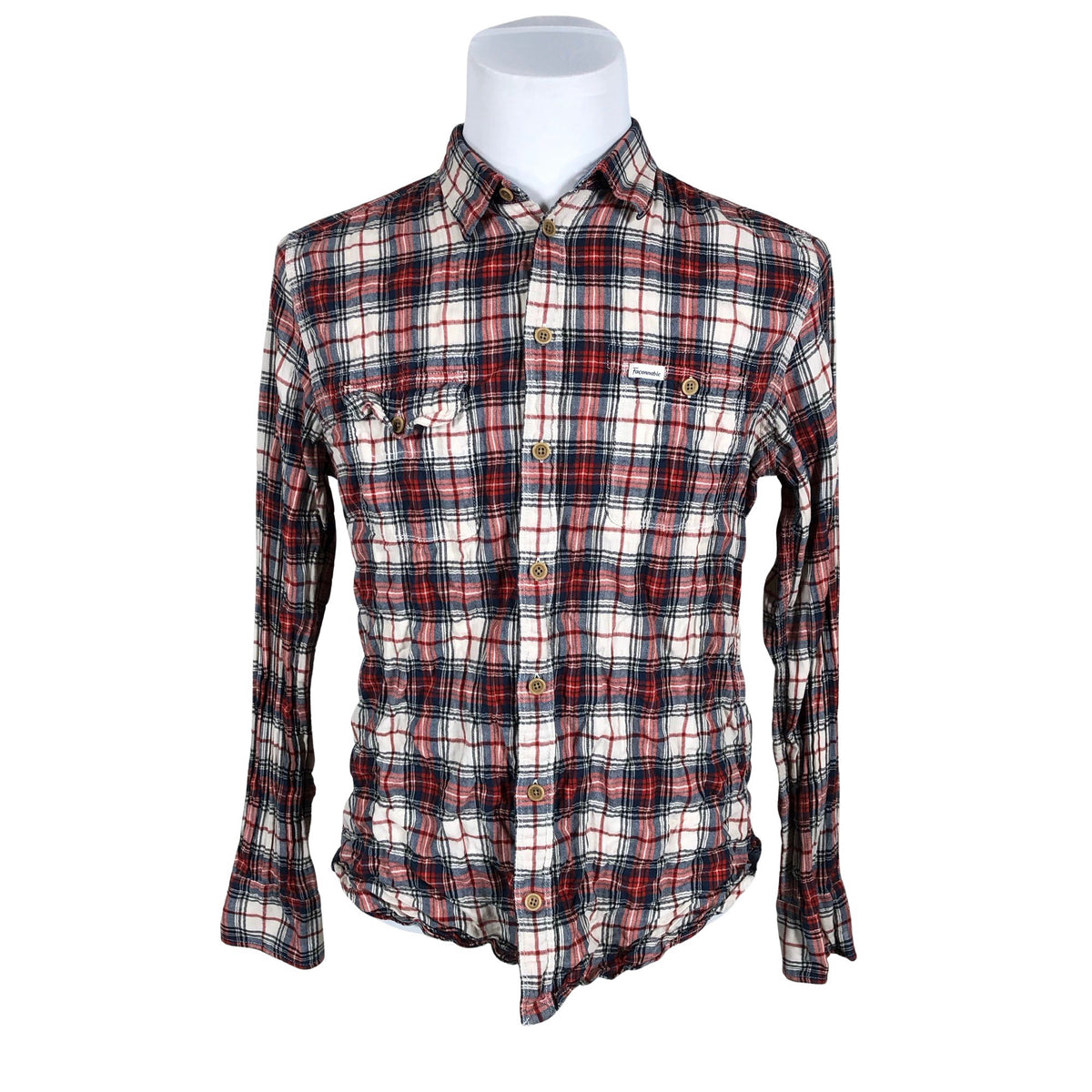 Unisex Faconnable - Triiksärk, suurus M - Looduslik valge (1)