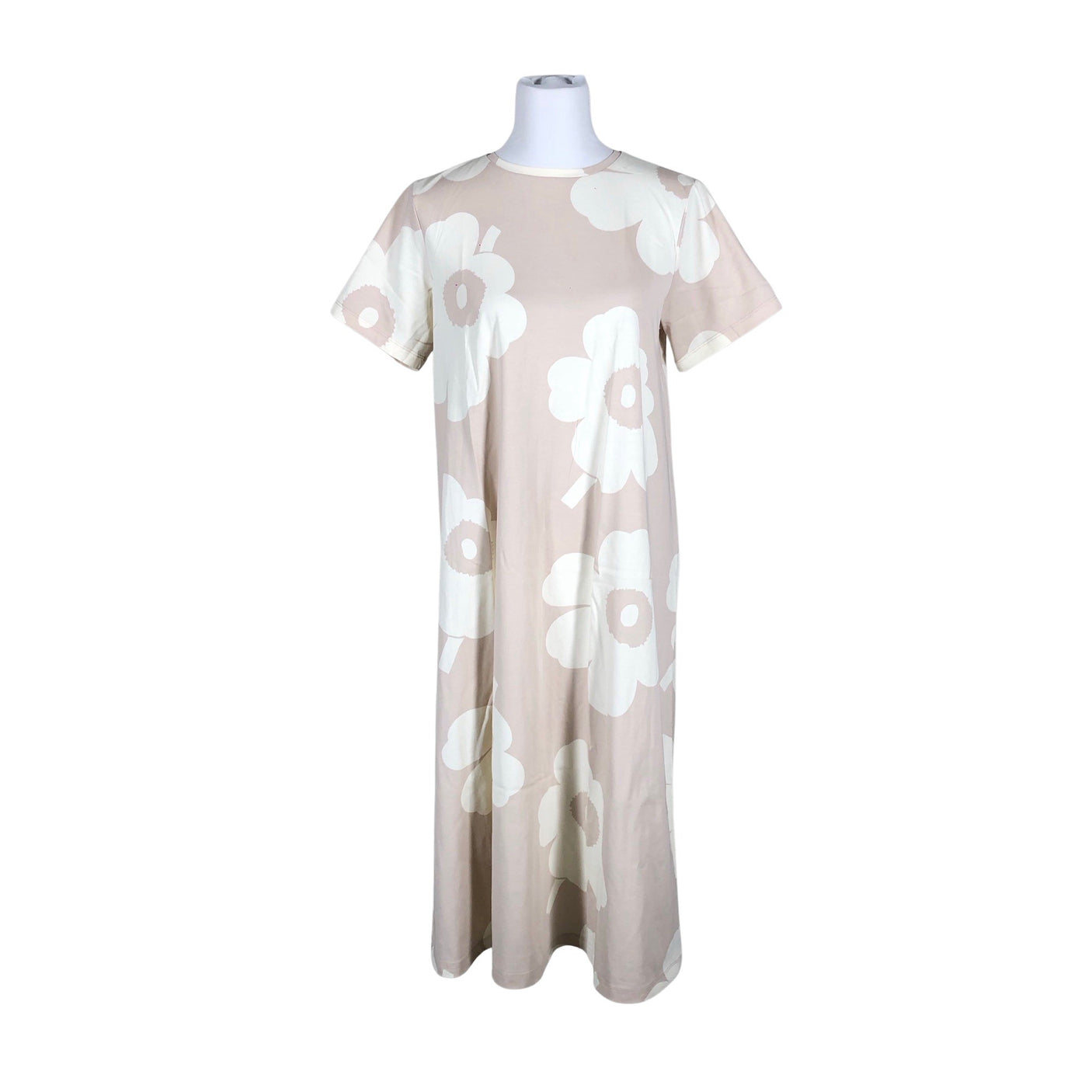 Unisex Marimekko - Trikotaažist kleit, suurus 36 - Beige (1)