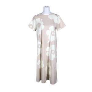 Unisex Marimekko - Trikotaažist kleit, suurus 36 - Beige (1)