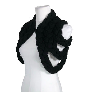 Unisex Celapiu - Kootud vest, suurus 36 - Must (2)