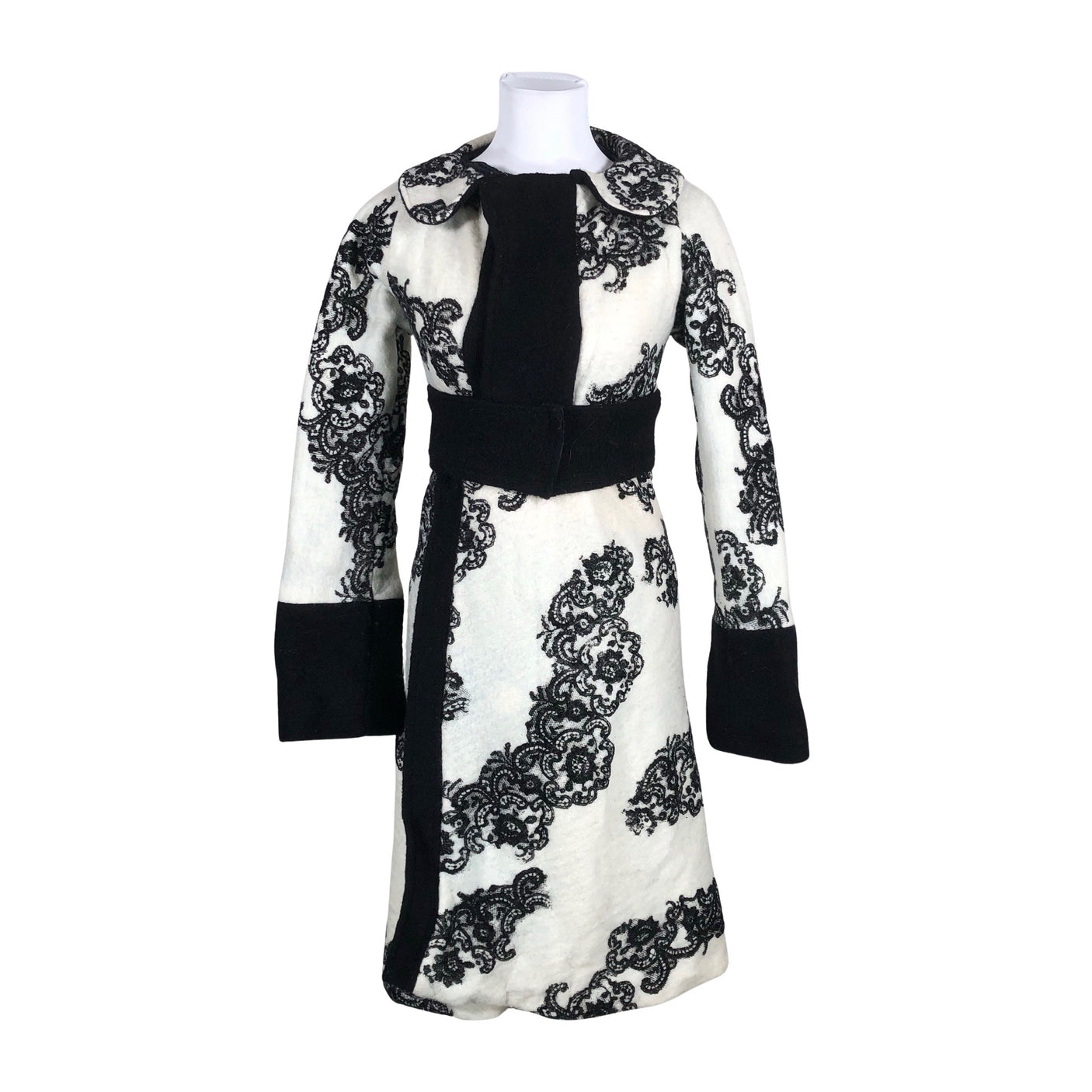 Unisex Handmade - Villane mantel, suurus 36 - Looduslik valge (1)
