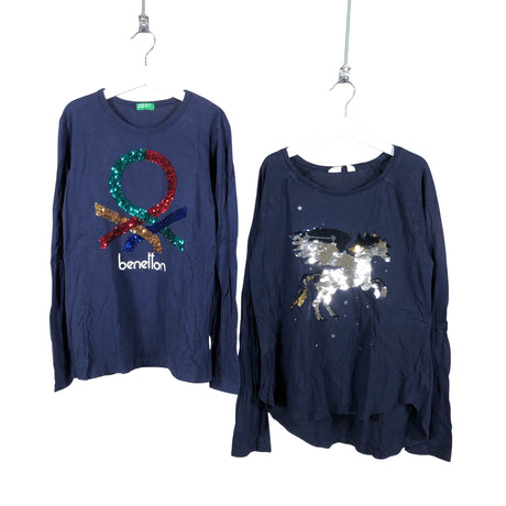 Unisex Gap - Trikotaažist pluus, suurus 146 - 152 - Sinine ()