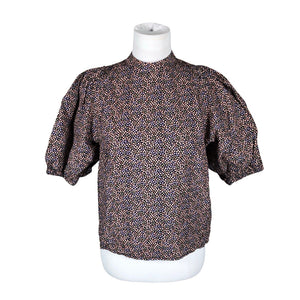 Unisex Aarikka - Lühikeste käistega pluus, suurus 36 - Must (1)