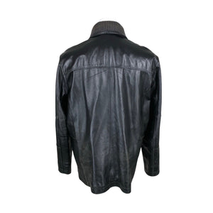 Unisex Saki - Nahktagi, suurus XXL - Must (2)
