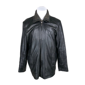 Unisex Saki - Nahktagi, suurus XXL - Must (1)