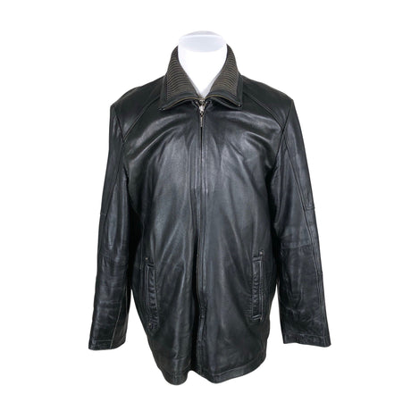 Unisex Saki - Nahktagi, suurus XXL - Must ()