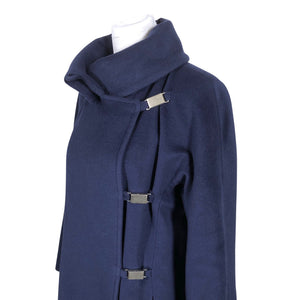 Unisex Iris Aalto - Villane mantel, suurus 36 - Sinine (3)