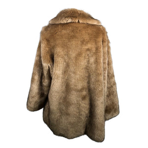 Unisex Lexington - Kunstkarusnahast mantel, suurus 40 - Pruun (2)