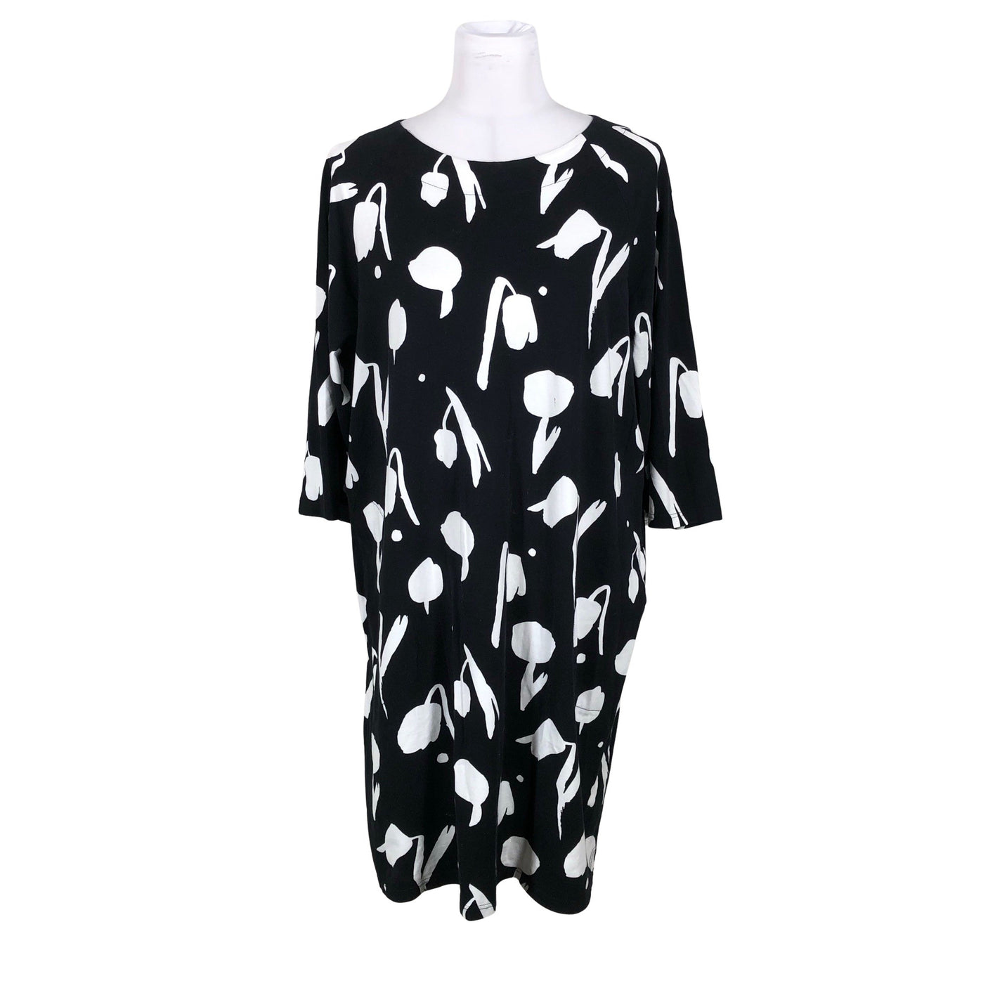 Unisex Nanso - Trikotaažist kleit, suurus 40 - Must (1)