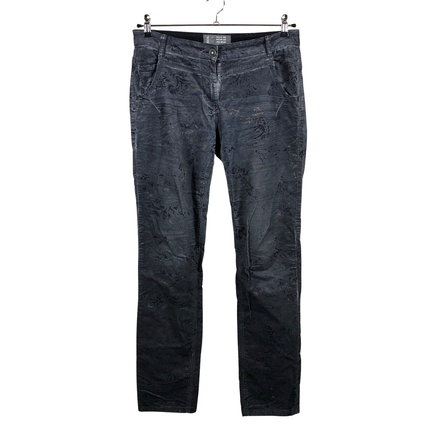 Unisex Cecil - Mittevenivad püksid, suurus W28 - Hall (1)