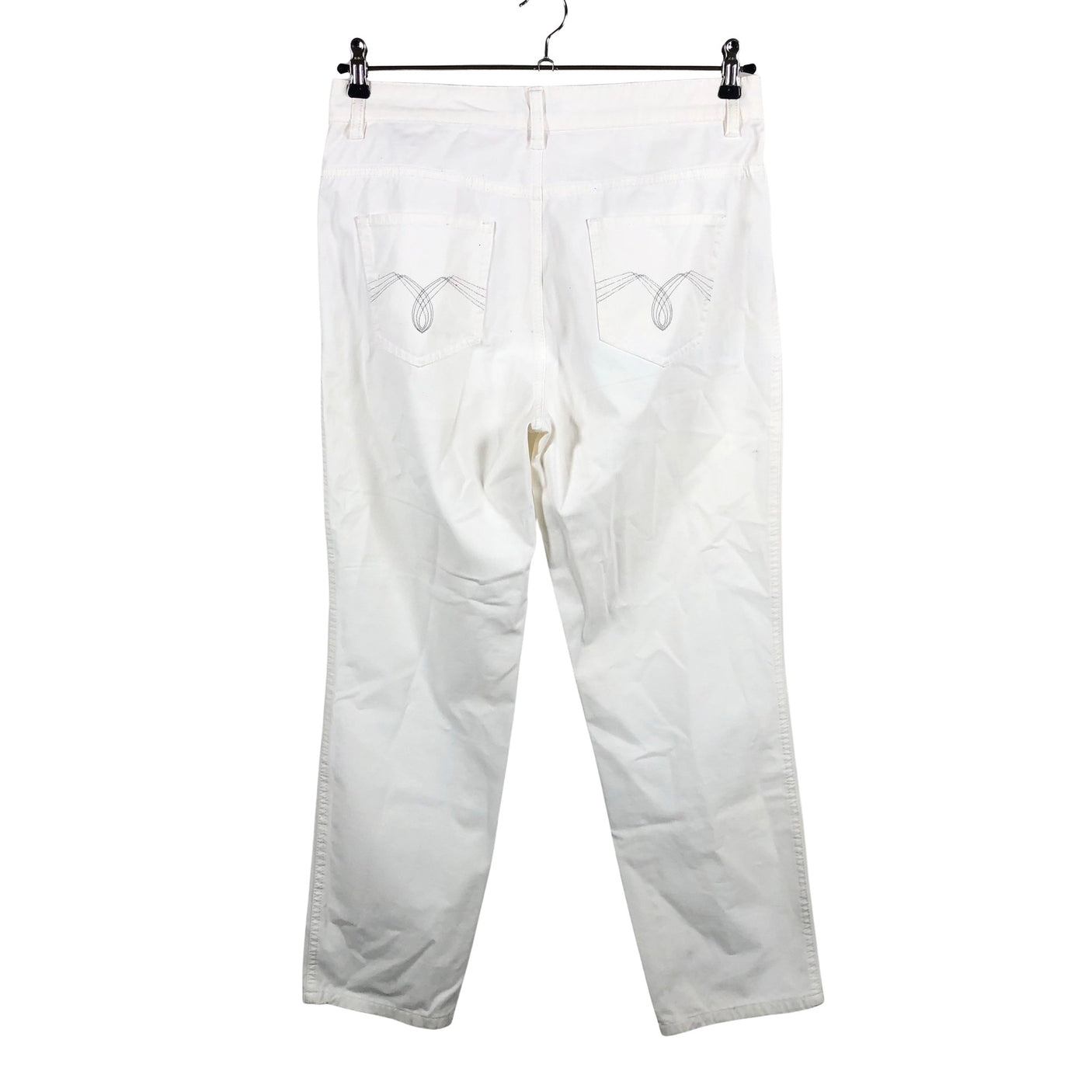 Unisex Rosner - Mittevenivad püksid, suurus 42 - Valge (2)