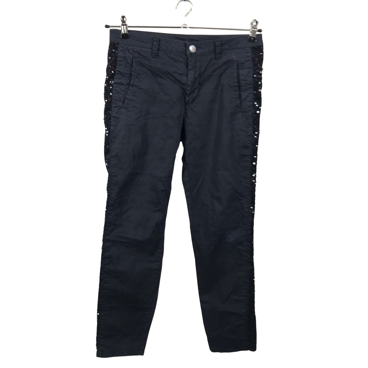 Unisex Benetton - Mittevenivad püksid, suurus 36 - Must (1)