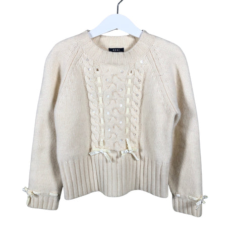 Unisex Bogi - Kampsun, suurus 104 - 110 - Looduslik valge ()