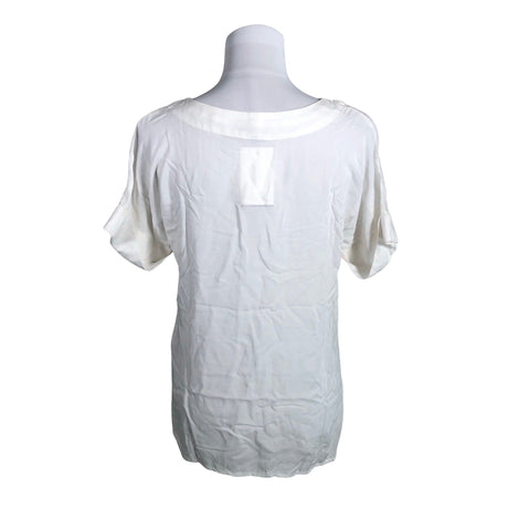 Unisex s.Oliver - Lühikeste käistega pluus, suurus 36 - Valge (2)